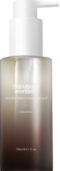 haruharu wonder black rice moisture deep cleansing oil