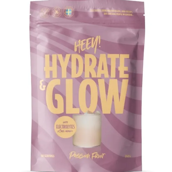 Heey! hydrate & glow electrolytes passionfruit