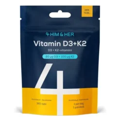 4 HIM & HER vitamin D3 + K2