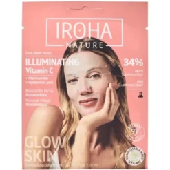 IROHA illuminating vitamin C face sheet mask
