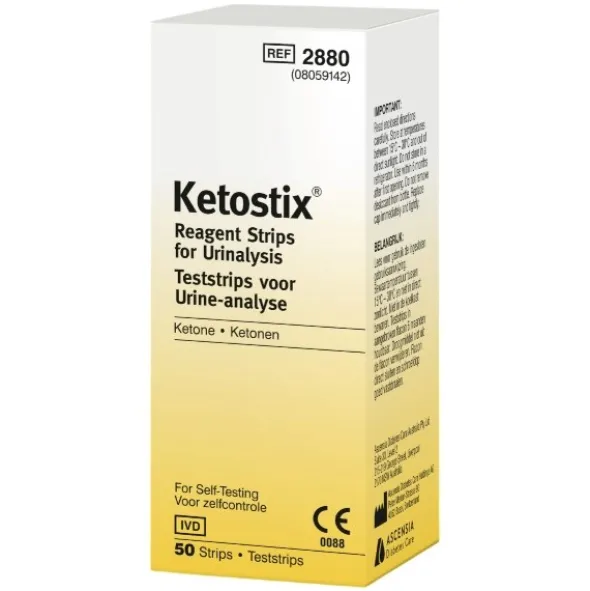 Ketostix teststrimler