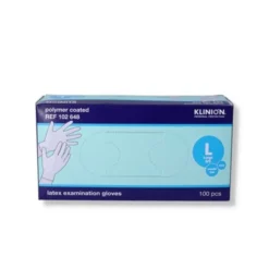 Klinion protection latexhandske pudderfri l