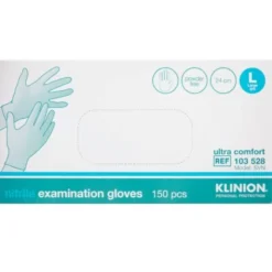 Klinion protection nitrilhandske pudderfri l