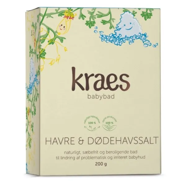 Kraes babybad havre & dødehavssalt