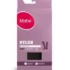 Mabs nylon knæstrømpe sort