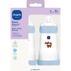 MAM Easy Start anti-colic bottle blue