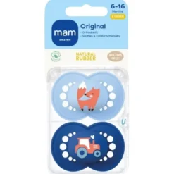 MAM Original blue naturgummi