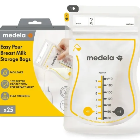 Medela easy-pour brystmælk-opbevaringsposer