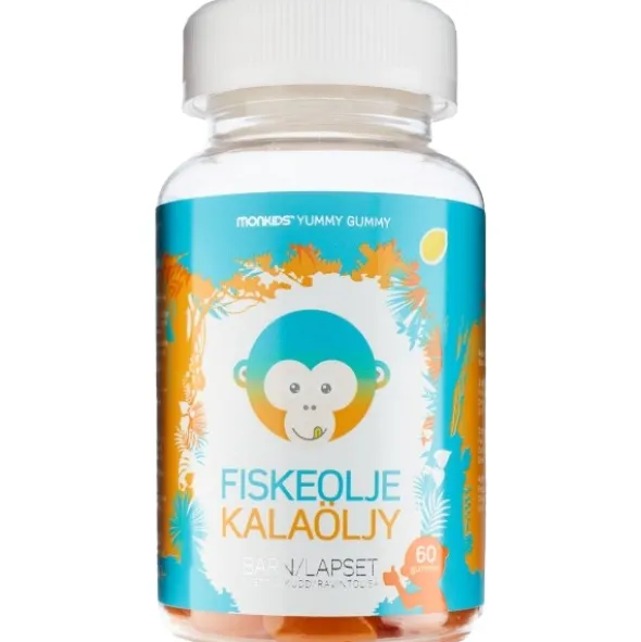 Monkids fiskeolie citron