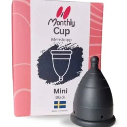 MonthlyCup mini black menstruationskop