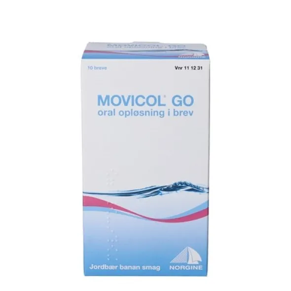 Movicol go jordbær-banan