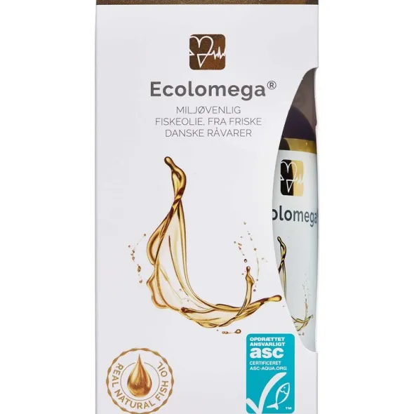 Natur Drogeriet ecolomega fiskeolie kapsler