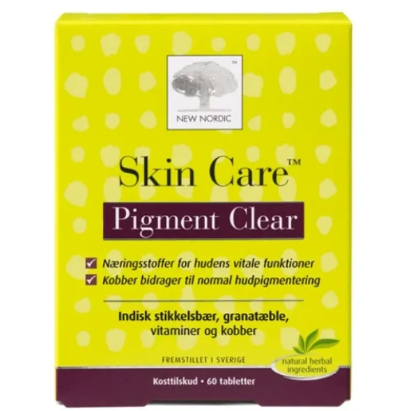 New Nordic skin care pigment clear