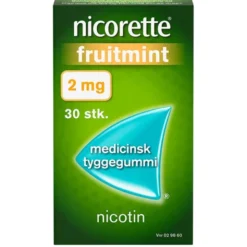 Nicorette nikotintyggegummi fruitmint