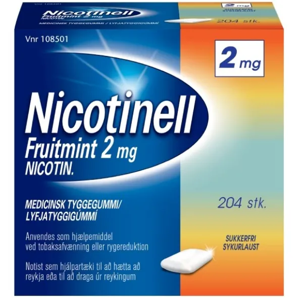 Nicotinell tyggegummi fruitmint