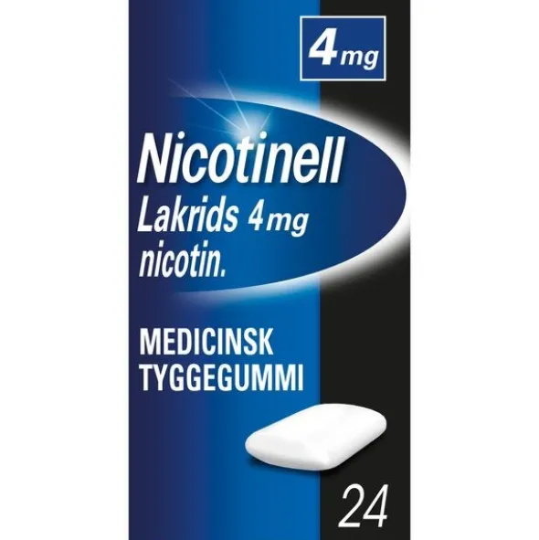 Nicotinell tyggegummi lakrids