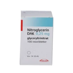 Nitroglycerin resoribletter