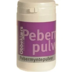 Obbekjærs pebermynte pulver