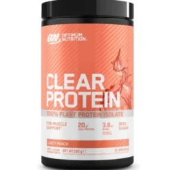 Optimum Nutrition clear protein 100% plant protein isolate juicy peach
