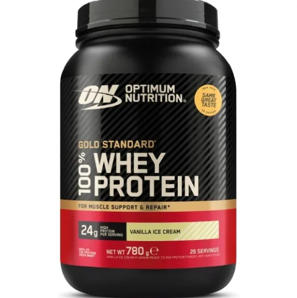 Optimum Nutrition gold standard 100% whey protein vanilla ice cream