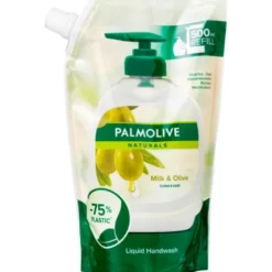 Palmolive flydende håndsæbe milk & olive refill