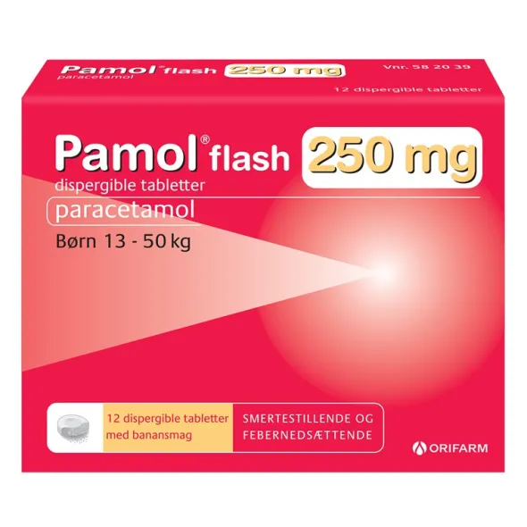 Pamol flash opløselige tabletter