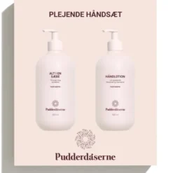 Pudderdåserne plejende håndsæt