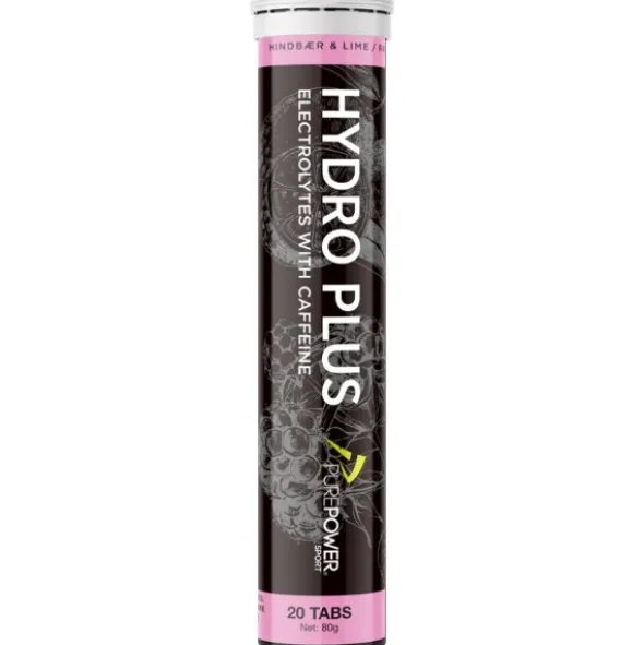 Pure Power hydro plus hindbær/lime