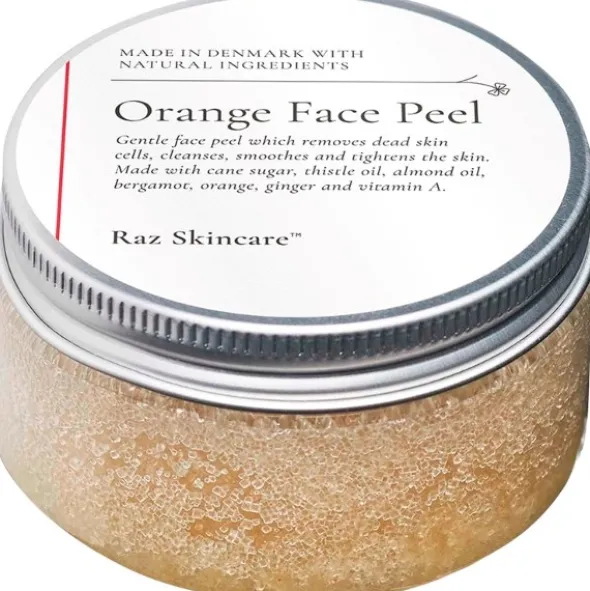 Raz Skincare orange face peel