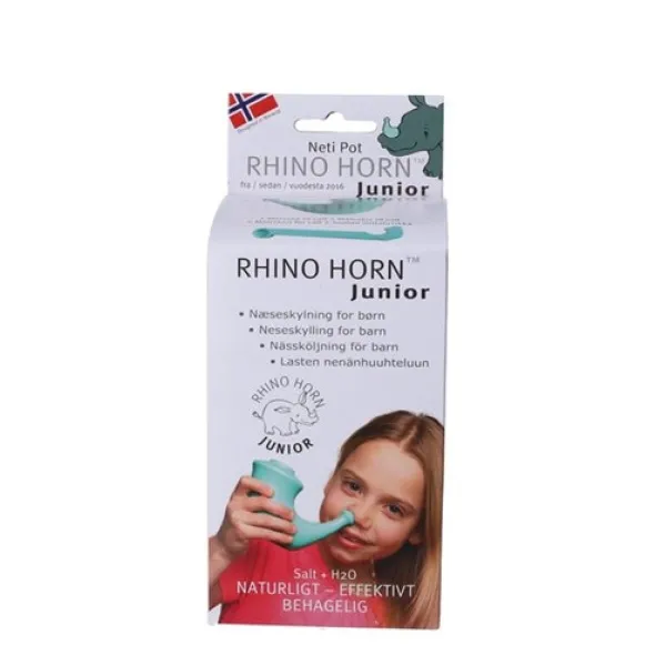 Rhino Horn næsehorn junior turkis