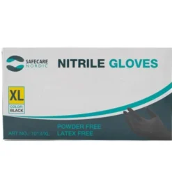 Safecare nitril handske sort xl