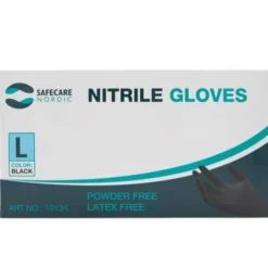 Safecare nitril handske sort l