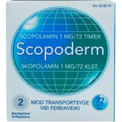 Scopoderm plastre mod transportsyge