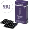 Sinful Pleasure ribs & dots kondomer