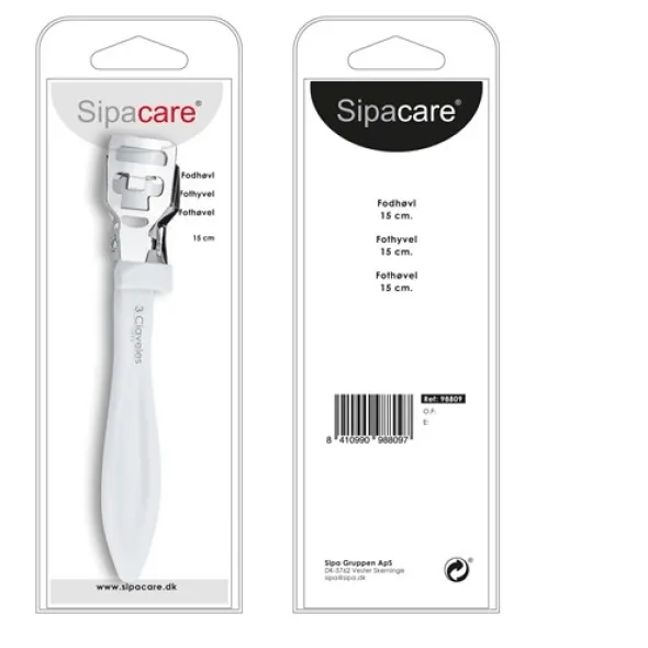 Sipacare hudhøvl 15 cm