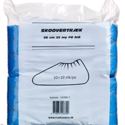 Skoovertræk blå