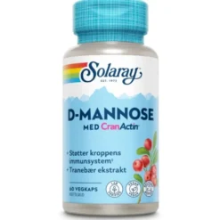 Solaray d-mannose med cranactin
