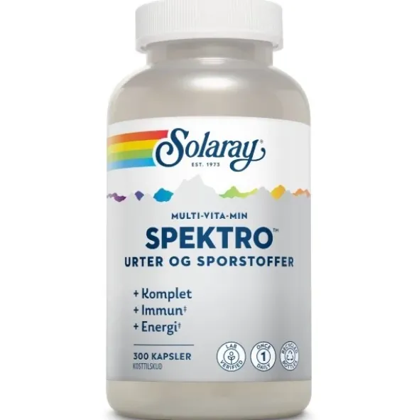 Solaray spektro multi-vita-min urter og sporstoffer