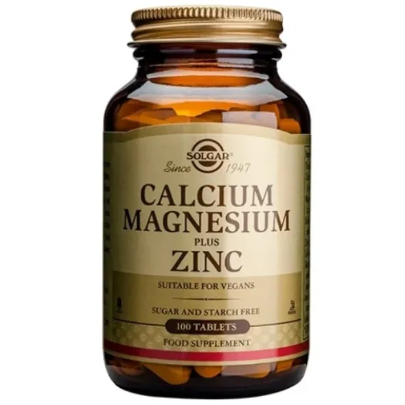 Solgar calcium, magnesium plus zink
