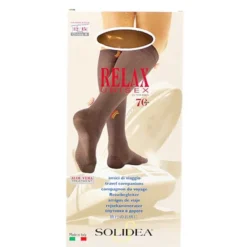Solidea relax knæ unisex 70d camel xl