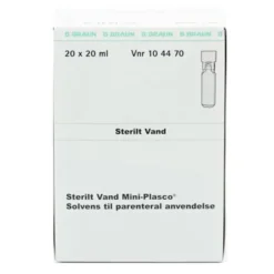 Sterilt vand mini-plasco