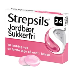 Strepsils jordbær sukkerfri