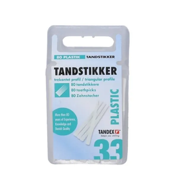 Tandex tandstikker plastik