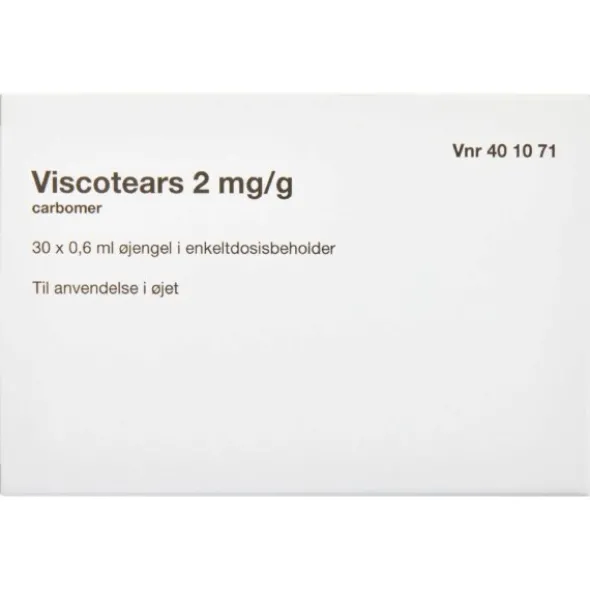 Viscotears øjengel 2care4