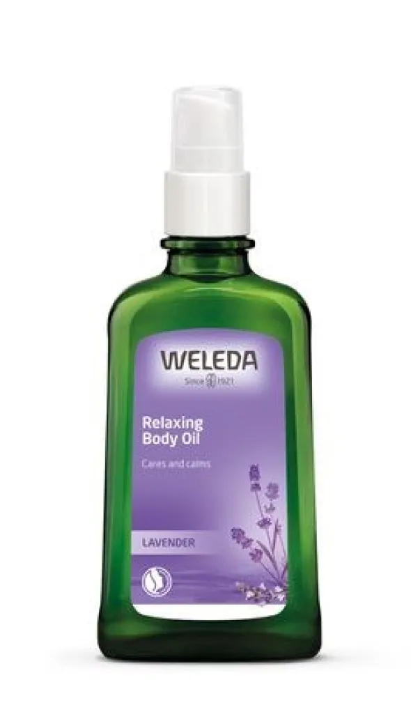 Weleda lavender relaxing body oil