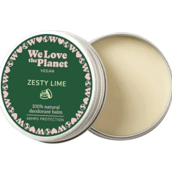 We Love The Planet deodorant balm zesty lime