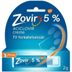 Zovir forkølelsessår creme (pumpe)