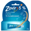 Zovir forkølelsessår creme (tube)